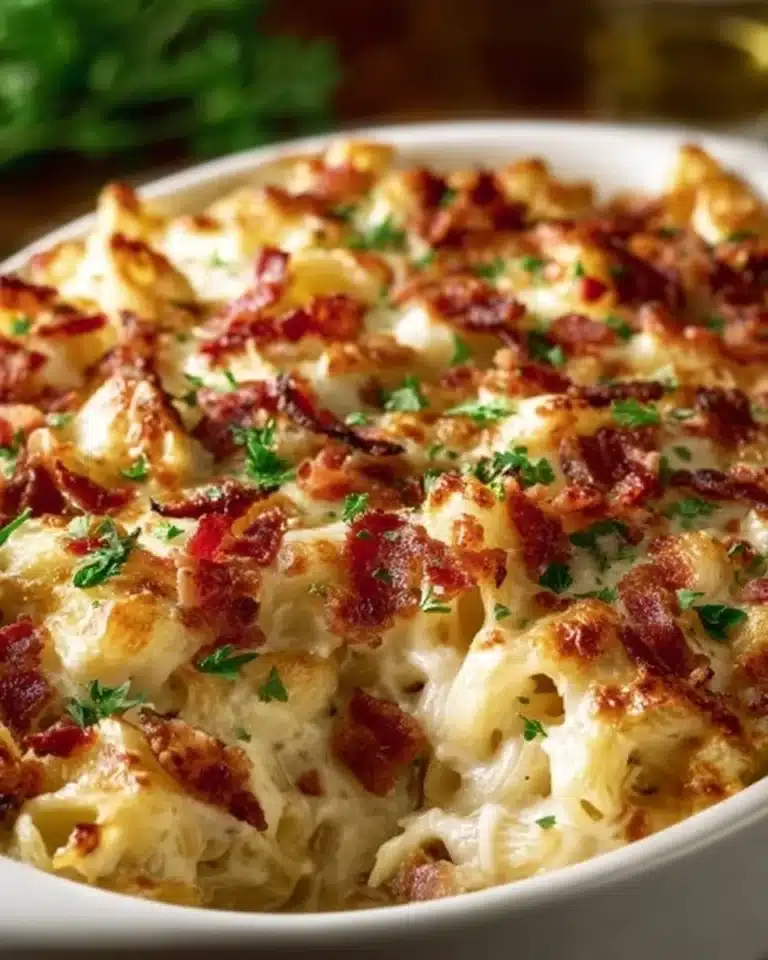 Crazy Good Casserole 2 A delicious Crazy Good Casserole served in a dish, perfect for family meals