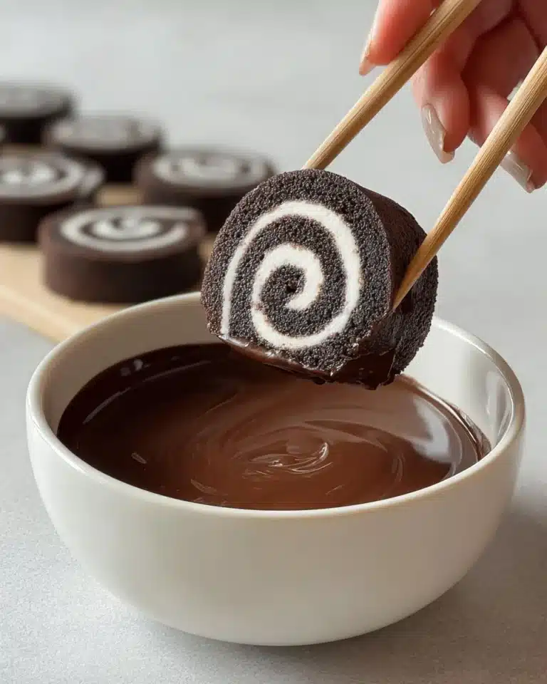 Creative Oreo Sushi Rolls dessert made with chocolate and innovative presentation
